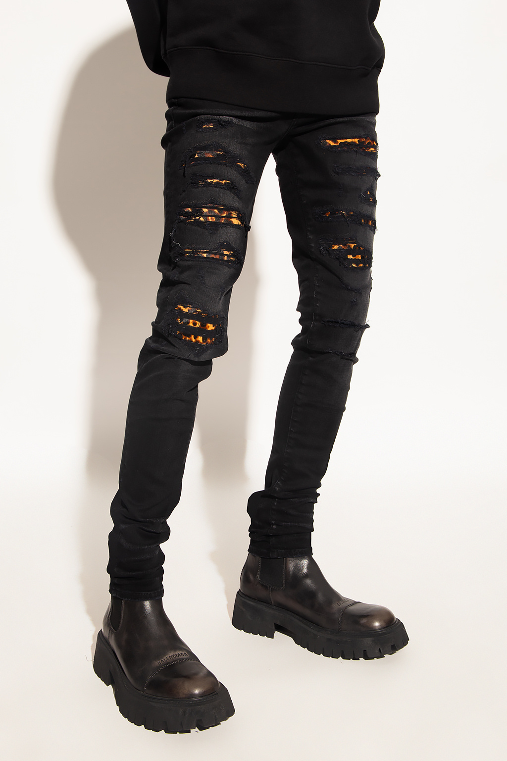 Jean discount amiri noir